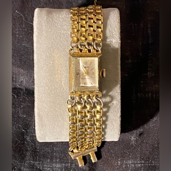 Vintage Sheffield women's watch gold with chain strap - Picture 2 of 6